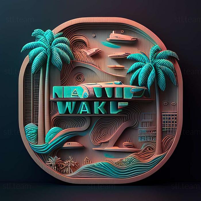 3D model Miami Vice game (STL)